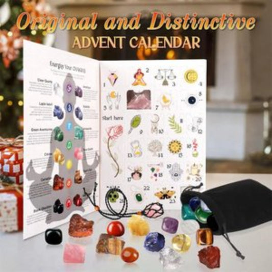 24-Day Crystal Advent Calendar for Wellness